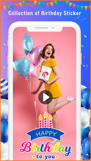 Birthday Video Maker with Song and Name screenshot