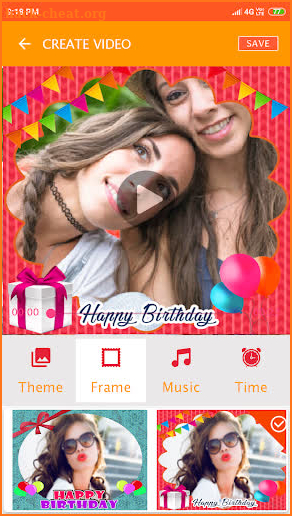 Birthday Video with Photo and Song screenshot