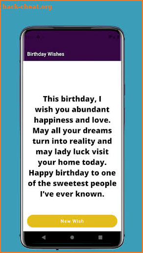 Birthday Wishes screenshot