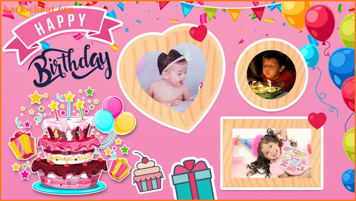 Birthday Wishes - Cards, Frame, GIF, Sticker, Song screenshot
