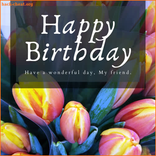 Birthday Wishes For Friend screenshot