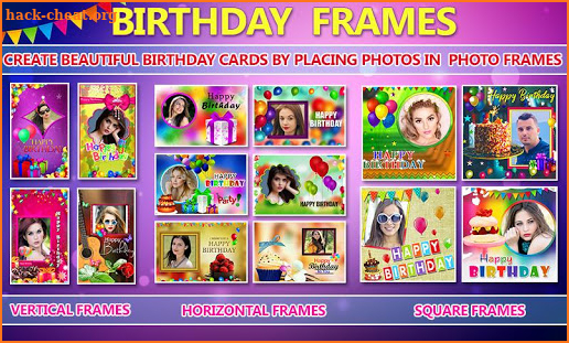 Birthday Wishes Maker : Frames, Greetings & Videos screenshot