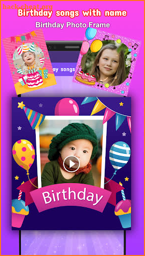 Birthday Wishes Video with Song and Name screenshot