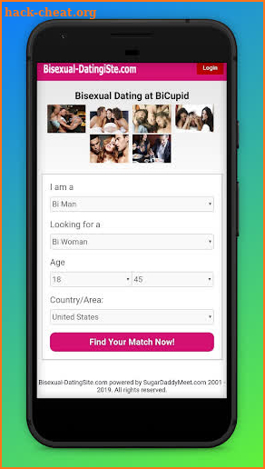 Bisexual Dating App & Bi curious girl chat app screenshot