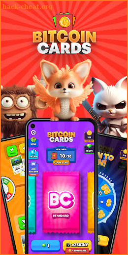 BitCoin Cards screenshot