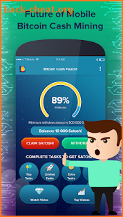 Bitcoin Cash Faucet - Free BCH Mining screenshot