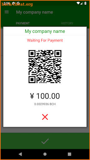Bitcoin Cash Merchant (BCH) screenshot