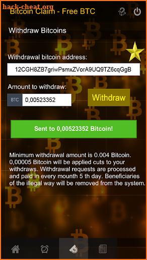 Bitcoin Claim - Free BTC screenshot