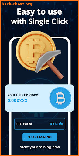 Bitcoin Cloud Mining BTC miner screenshot