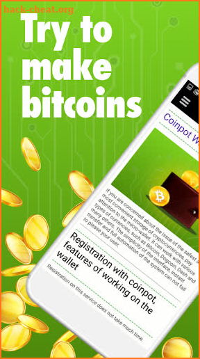 Bitcoin Coinpot - Get Rich With The Help Of BTC! screenshot