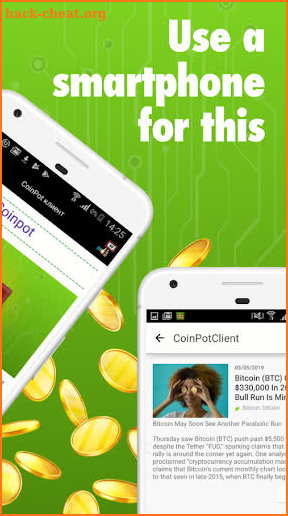 Bitcoin Coinpot - Get Rich With The Help Of BTC! screenshot