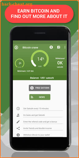 Bitcoin Crane - Earn Free BTC screenshot