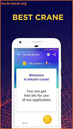 Bitcoin Crane - Earn Satoshi and Bitcoins screenshot