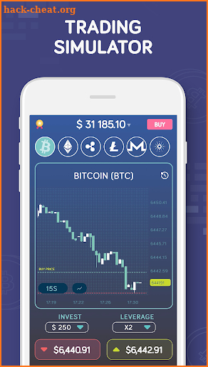 Bitcoin Flip - Bitcoin Trading game screenshot