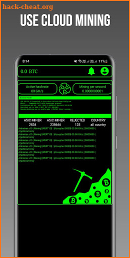 Bitcoin Miner Cloud screenshot