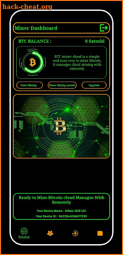 Bitcoin Miner Cloud:BTC App screenshot