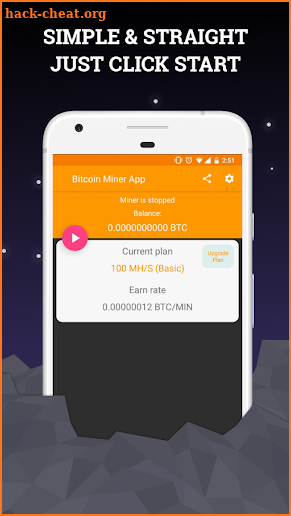 Bitcoin Miner - Earn Satoshi & Free BTC Mining screenshot