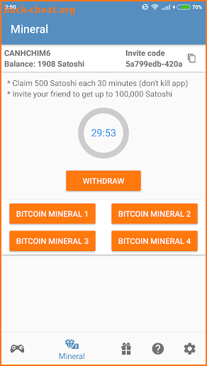 Bitcoin Miner - Play game to earn BTC screenshot