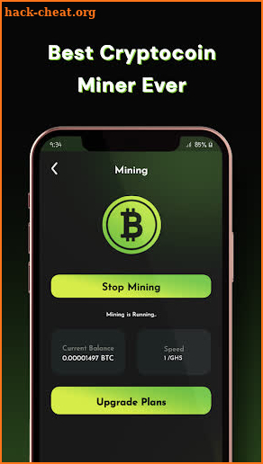 BitCoin Mining screenshot