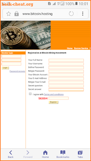 Bitcoin Mining & Bitcoin Lending Investment screenshot