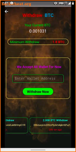 Bitcoin Mining Btc Cloud Miner screenshot