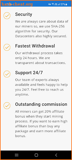 Bitcoin Mining Pool  Earnings screenshot