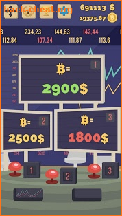 Bitcoin mining simulator screenshot