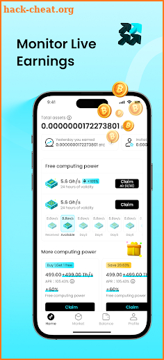 Bitcoin Mining Turbo screenshot