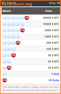 Bitcoin Powerball screenshot