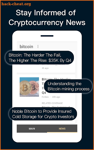 Bitcoin Price & News: Bitcoin Radar screenshot
