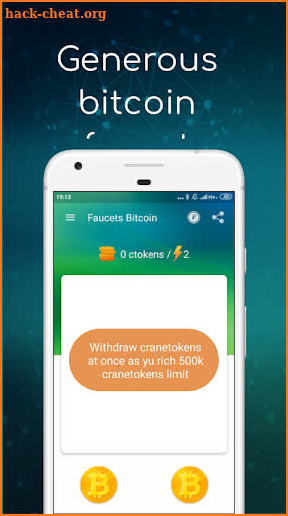 Bitcoin Server Remote Wave Crane - Fast BTC Earn screenshot
