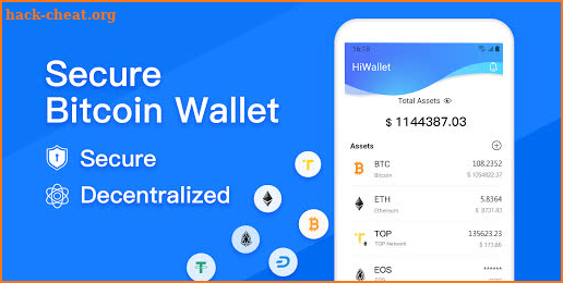 Bitcoin Wallet. A Secure Crypto Wallet - HiWallet screenshot
