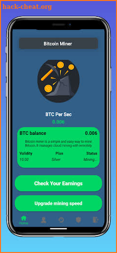 Bitcoin X : The cloud miner screenshot