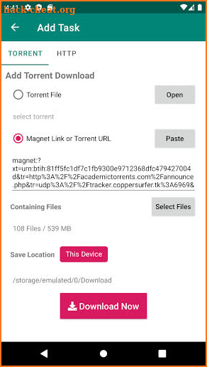 BitComet - Download Torrent or HTTP screenshot