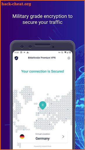 Bitdefender VPN screenshot