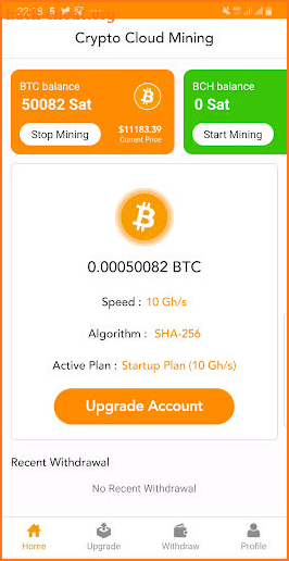 BitFunds - Crypto Cloud Mining screenshot