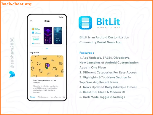 BitLit - Android Customization News screenshot