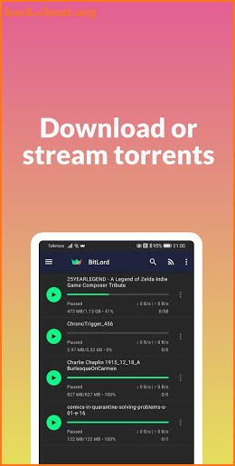 BitLord - Torrent streamer and downloader screenshot