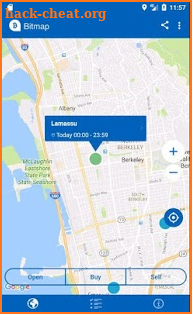 Bitmap - Bitcoin ATM map screenshot