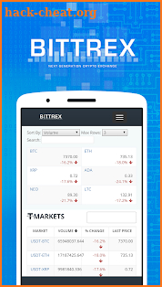 Bittrex – Buy Bitcoin / Cryptocurrency Exchanges screenshot