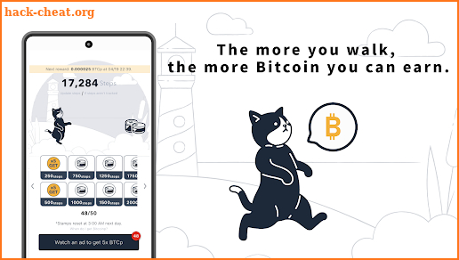 BitWalk|Earn Bitcoin every day screenshot