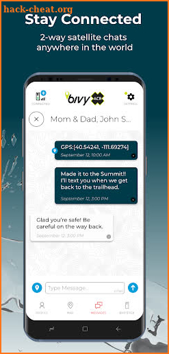 Bivy – Messaging & Navigation screenshot
