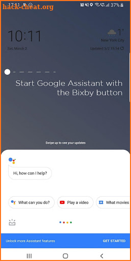 Bixby - Google Assistant Shortcut screenshot