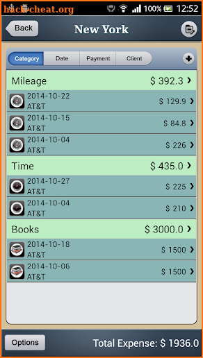 Biz Expense Tracker - Android screenshot