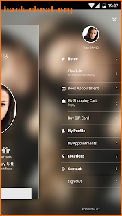 BJ Grand Salon Mobile App screenshot