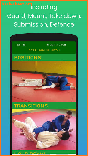 BJJ training: Brazilian Jiu Jitsu Techniques screenshot