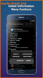 BK Package Disabler (Samsung) screenshot