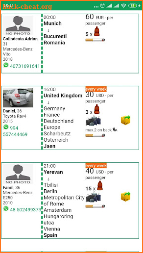 Blablataxi: Carpooling screenshot