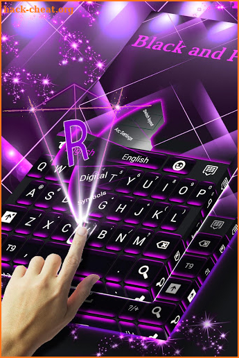 Black and Purple Keyboard screenshot