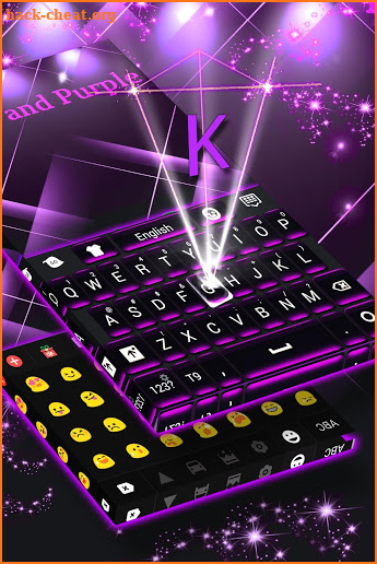 Black and Purple Keyboard screenshot